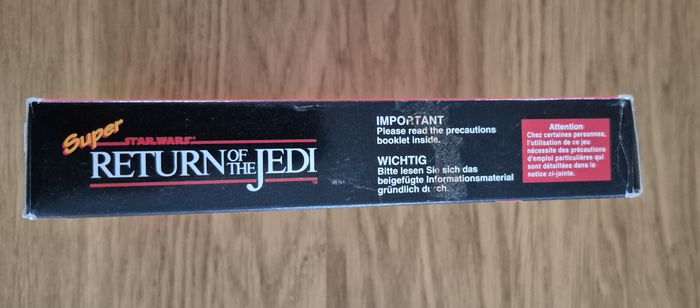 Jeu Super Star Wars Return Of The Jedi SNES Pal Eur - Fra / Super nintendo Rare - photo numéro 2