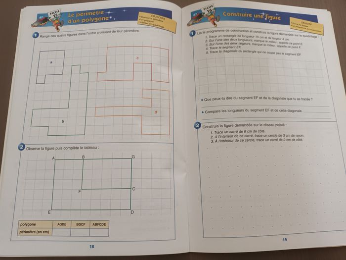cahier de géométrie ce2 - photo numéro 5