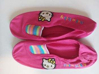 chaussons rythmique danse hello kitty rose 37