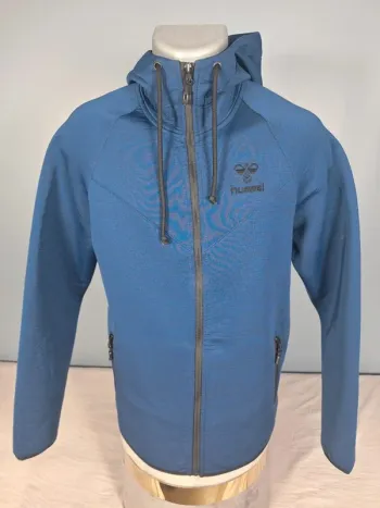veste a capuche  Hummel Leandro  – bleu - taille M - brodé (595)