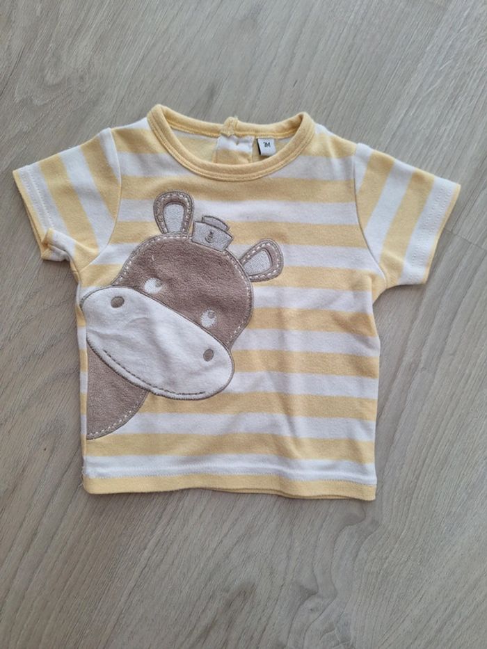 Tee-shirt manches courtes 3 mois