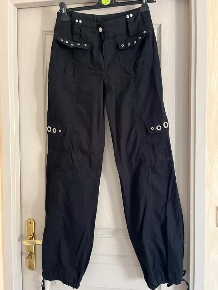 Pantalon cargo noir