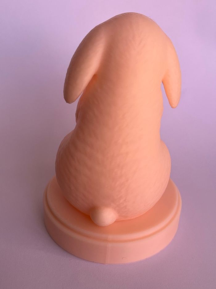 🐰 Figurine Lapin Assis – Modèle original - photo numéro 4
