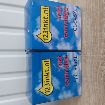 Lot de 2 cartouches d'encre Compatibles Canon 545 XL + 546 XL - Noire + Couleur-