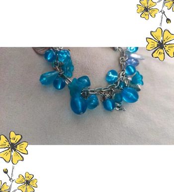Bracelet signé BVYR bleu & violet - Collection Brume Bleue - Idée Fête des Mères 💙