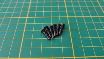 Visserie x6 pièce détachée miniature jaguar type E 1961 1/18 burago #B38