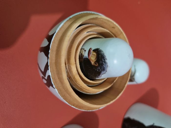 matriochka animaux fantastiques en bois - photo numéro 8