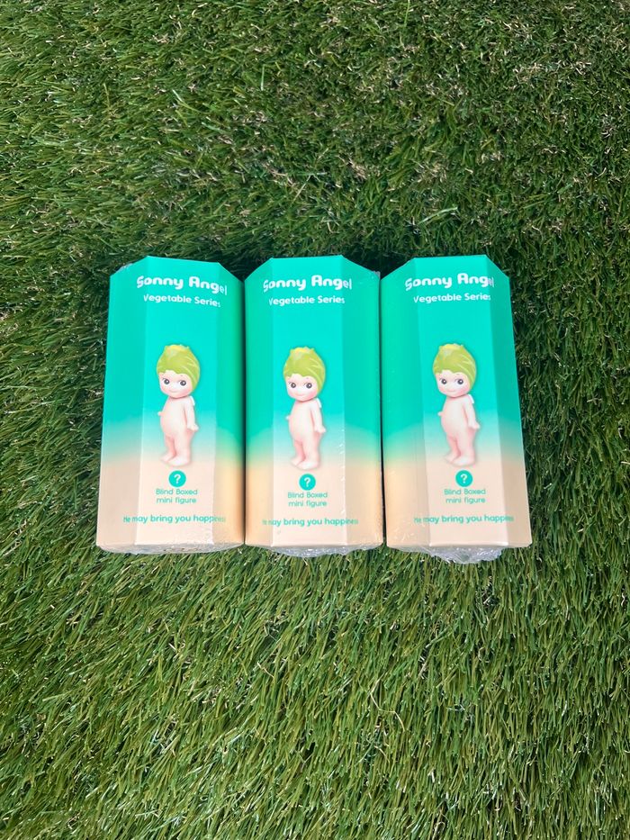Sonny Angel Vegetable Series – Lot de 3 Figurines Neuves