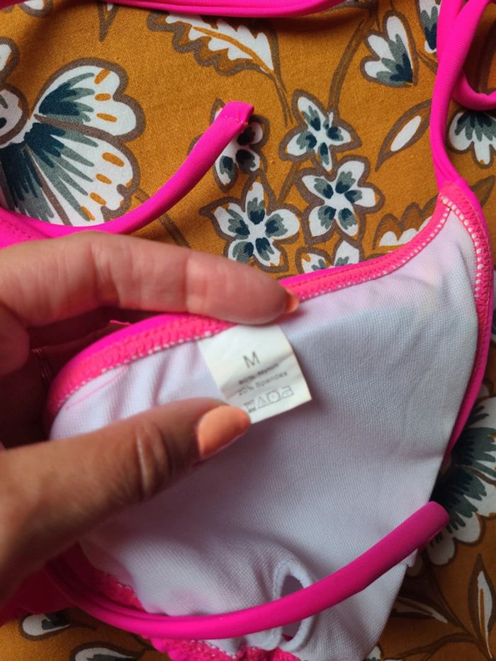 Maillot de bain 2 pièces fushia - photo numéro 4