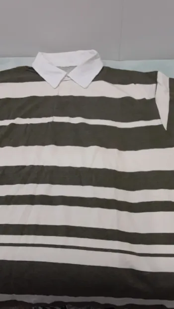 Polo celio vert et beige