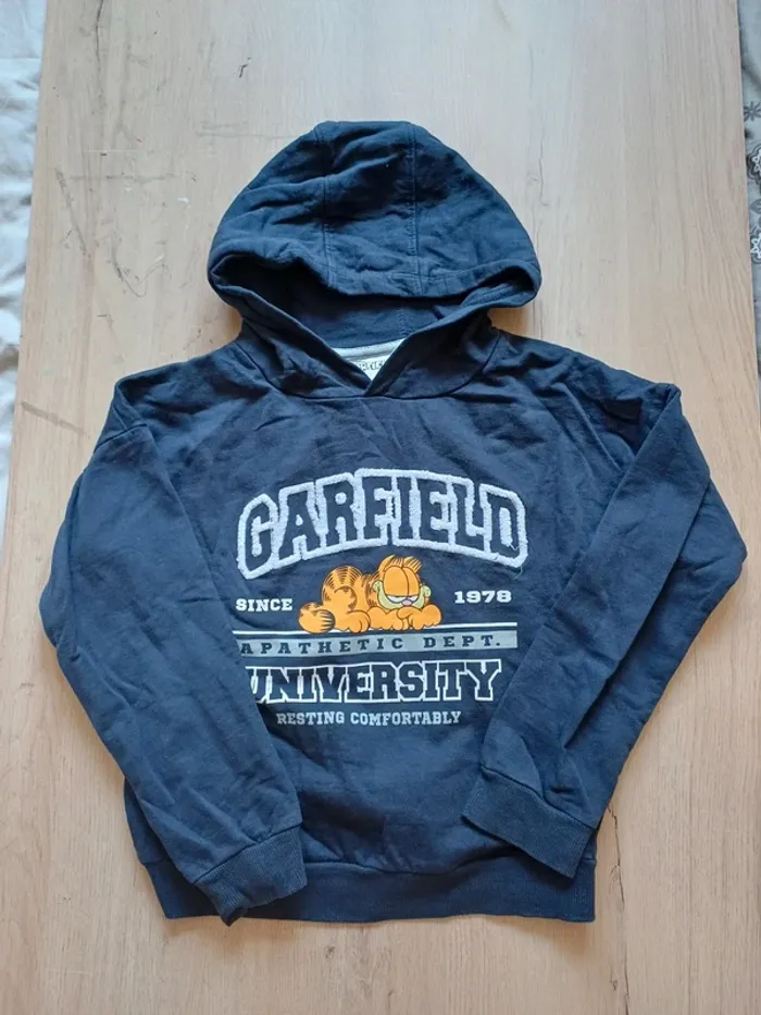 Sweat à capuche garfield