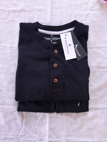 Tee shirt a boutons  Tailor Vintage neuf avec étiquette