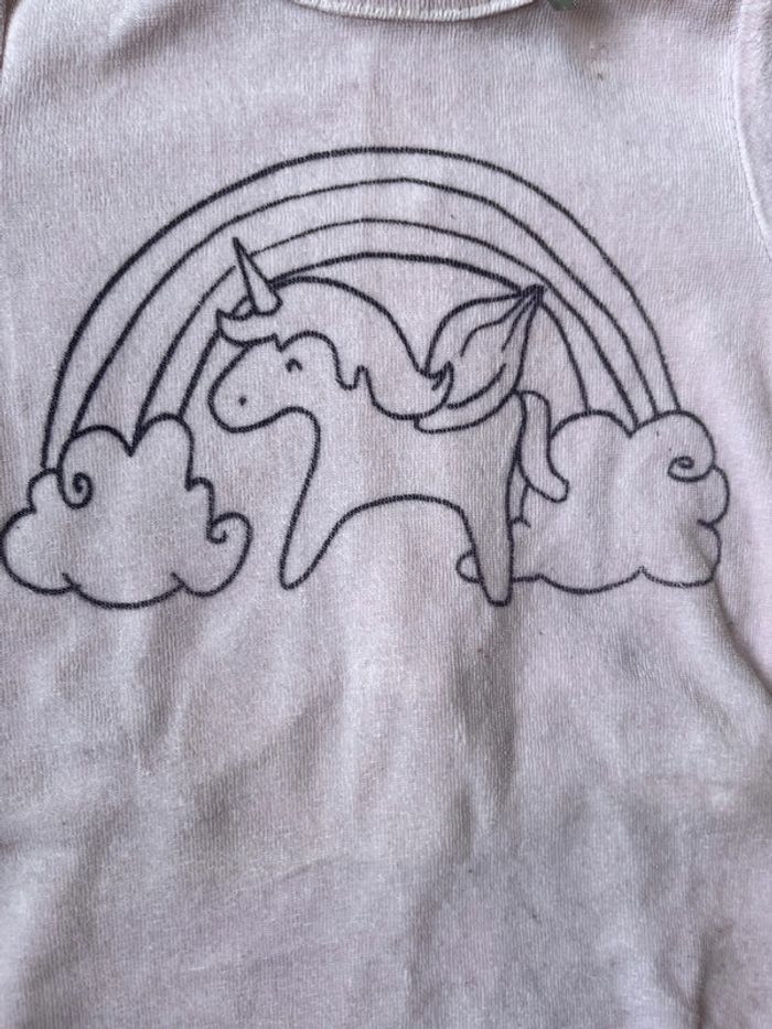 Pyjama licorne 12 mois - photo numéro 3