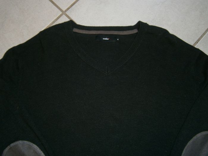 Pull noir CELIO Taille M - photo numéro 3