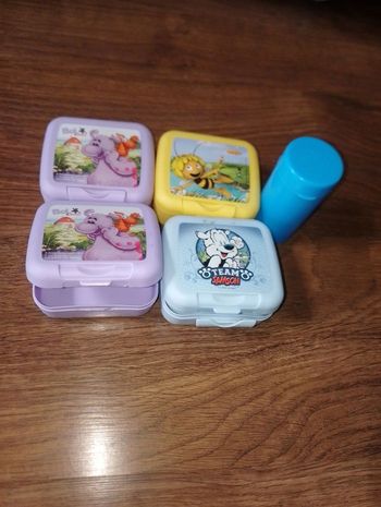 Boîte à goûter différentes formes et tailles