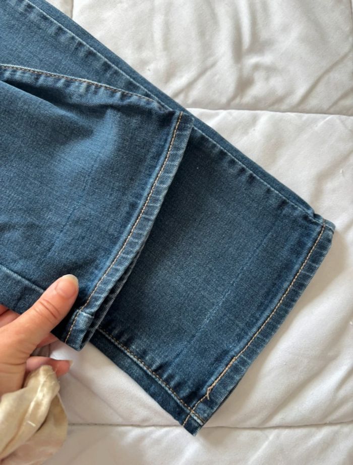 Jean levi’s bleu mi taille haute coupe slim straight droit demi curve taille S/36 L34 femme - photo numéro 6