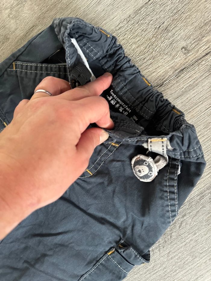 Pantalon cargo garçon 18 mois tout compte fait - photo numéro 2