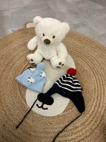 Lot de 2 bonnets Jacadi 1 an