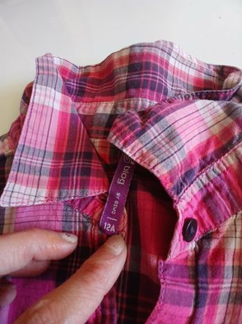 chemise manche longue fille 