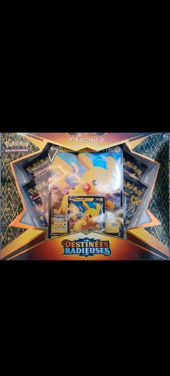 Coffret Artset Booster Pokemon destinées radieuses