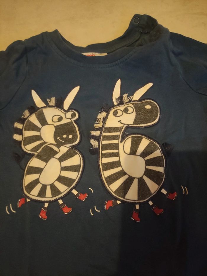 Tee shirt manches longues 9 mois - photo numéro 3