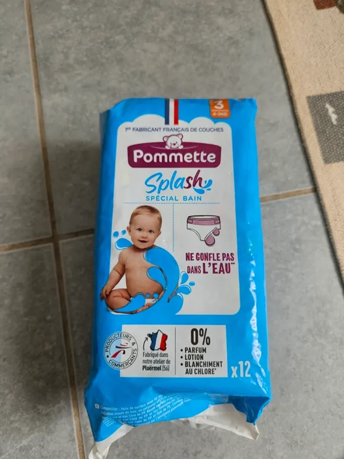 Couches de bain taille 3