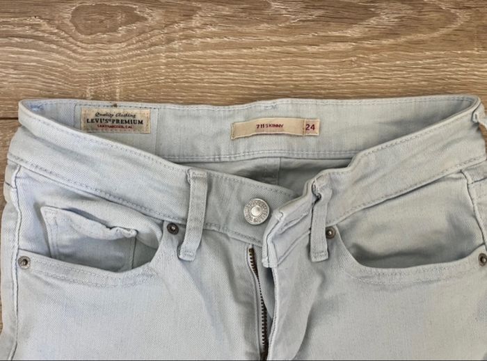 Jean Levi’s 711 skinny femme bleu très clair - photo numéro 2