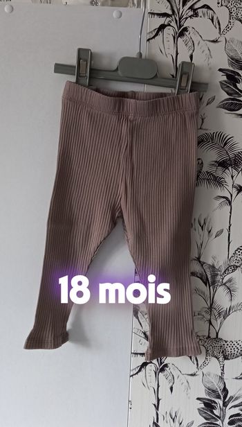 Legging marron Kiabi 18 mois