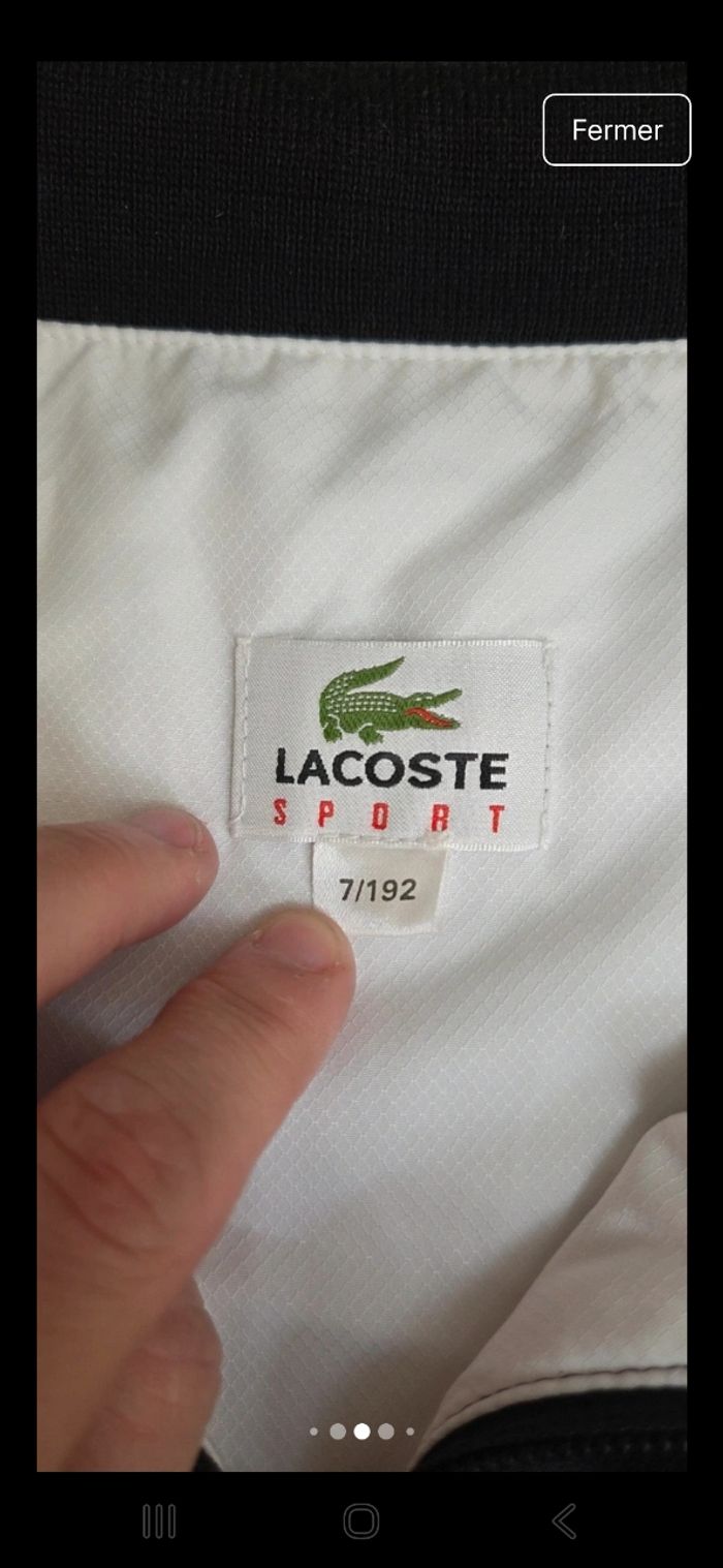 Survêtement homme Lacoste taille 5XXL neuf - photo numéro 5