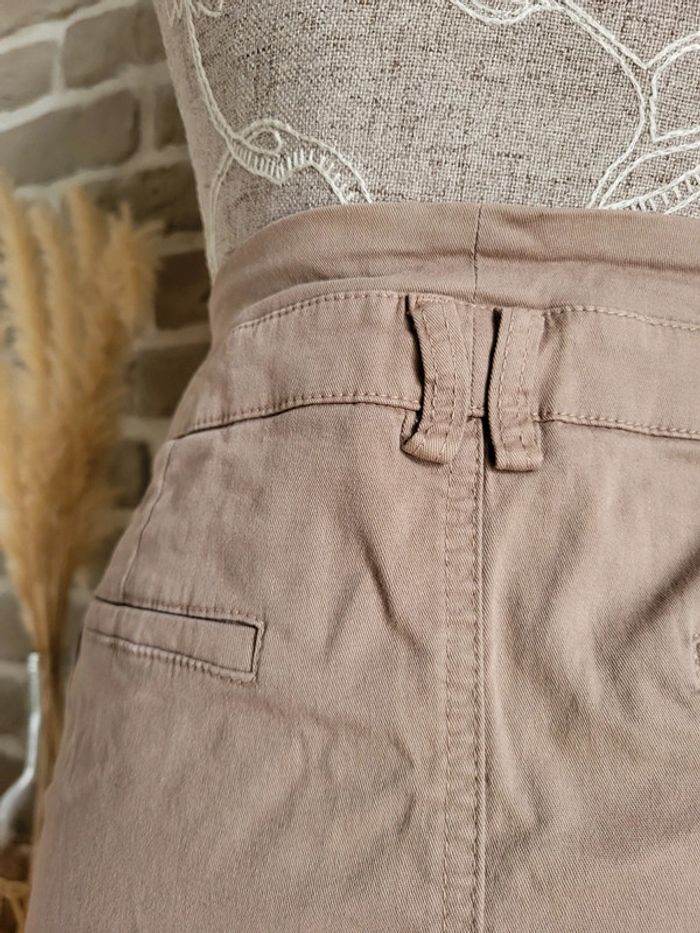 Jupe taille haute beige sable Camaïeu - photo numéro 7