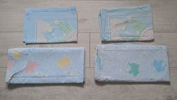 Parures de lit bébés mixte jumeaux 60x120cm