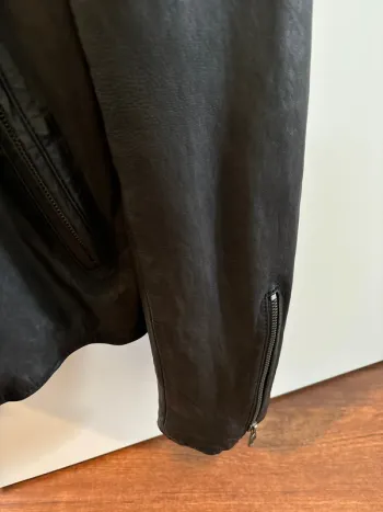 Blouson cuir Armani Jeans neuf luxe - photo numéro 12