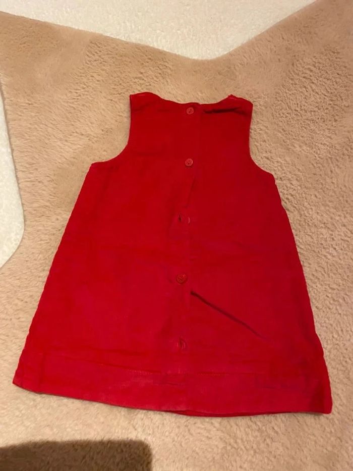 Lot 2 robe en velours 6 mois - photo numéro 3