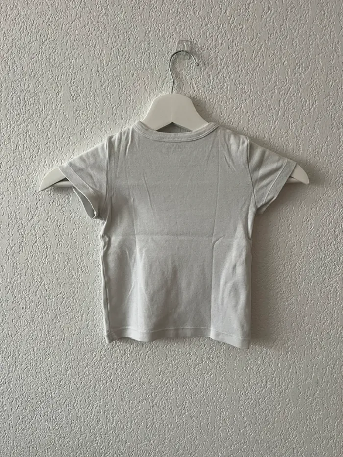 T-shirt basique blanc Monoprix Kids 2-3 ans - photo numéro 2