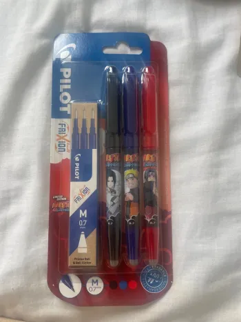 Stylos Pilot FriXion édition spéciale Naruto + recharges