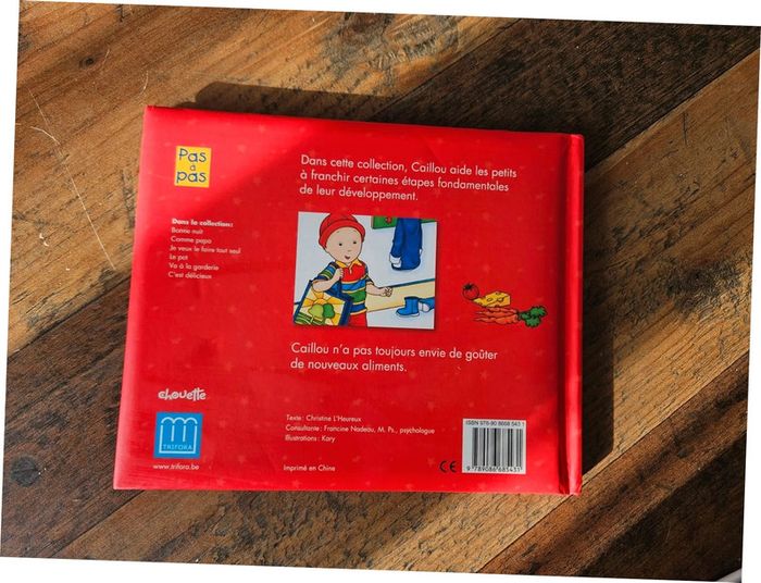 Livre Caillou C'est délicieux ! - photo numéro 3