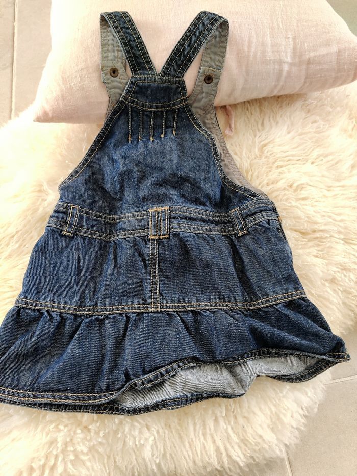 Robe salopette jeans 3 ans - photo numéro 2