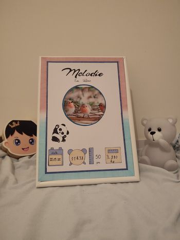 Affiche naissance Modèle 3