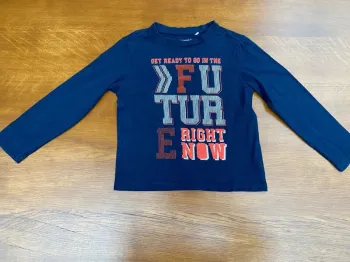 T-shirt bleu marine et rouge Orchestra 6 ans