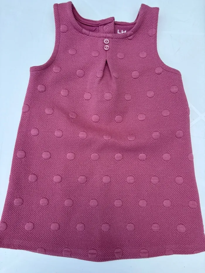 Robe rose La Halle 12 mois neuve