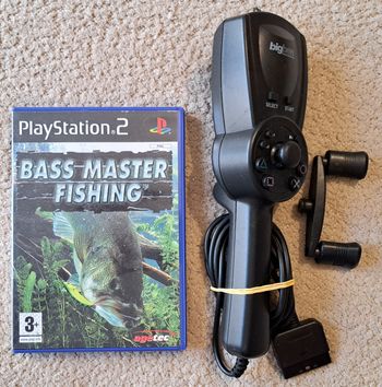 🎮 Bass Master Fishing + canne à pêche Bigben semi HS Sony PlayStation 2 PS2