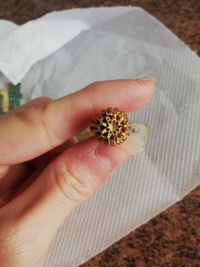 Magnifique pendentif vintage ananas Neuf - photo numéro 5