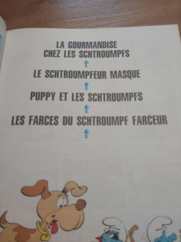 BD de 1990 cartoon création 14e série l'aéroschtroumpf - photo numéro 3