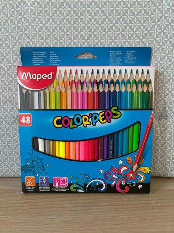 Pack de 48 Crayons de Couleur "Color Pep's"