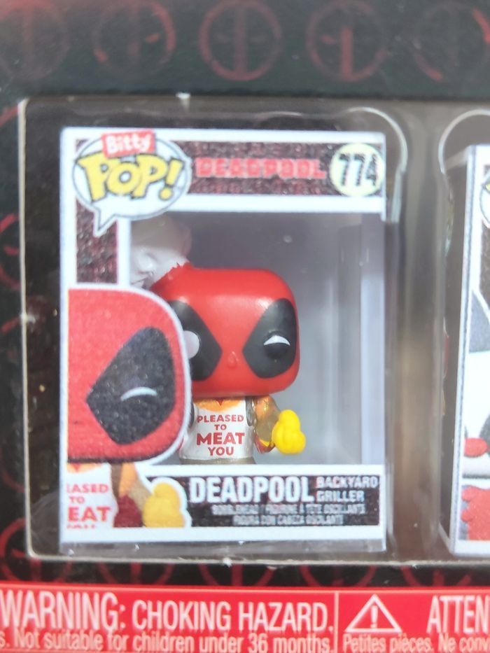 Boîte De 4 Bitty Pop! Deadpool - Griller Clown Bedtime + Mystery Pop! - photo numéro 2