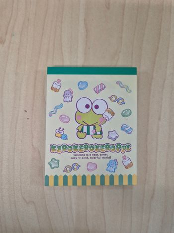 Mini bloc memo Sanrio Keroppi