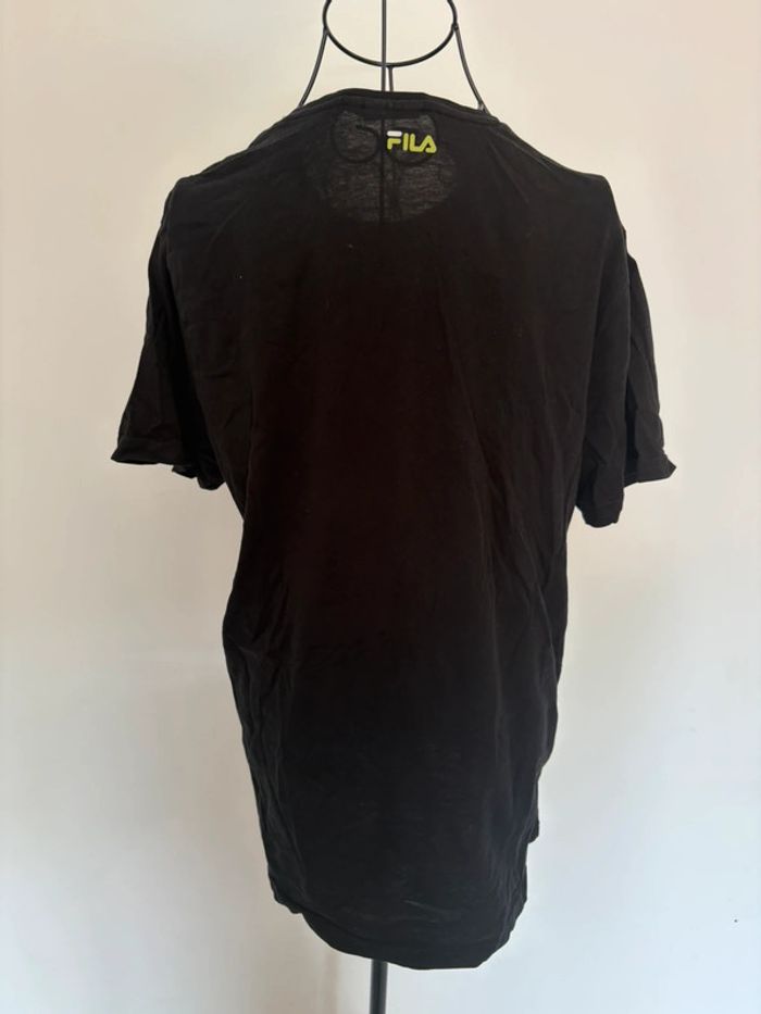T-shirt Fila noir et vert taille M - photo numéro 3