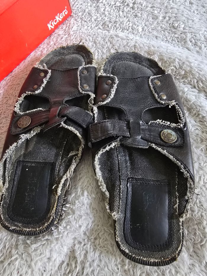 Sandales 🍒vintage 2000 Kickers🍒pointure 37 non négociable - photo numéro 2