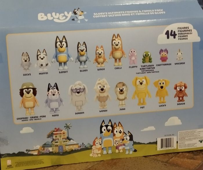 Figurines famille Bluey - photo numéro 2