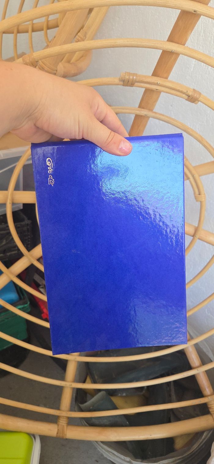 Classeur fiche bistrol bleu rouge jaune noir - photo numéro 2